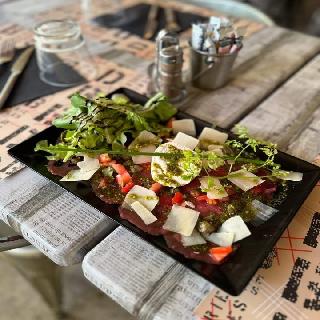 Carpaccio au restaurant BDB a Cadenet