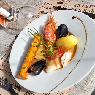 Un plat du jour à Cadenet...